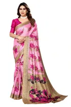 Art Silk Printed Saree for Women 