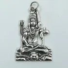 Silver Covered Alloy Lord God Mahadeva Shiv Shankar Bholenath, Fashion Necklace Pendant /chain not inclued 