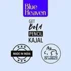 Blue Heaven Get Bold Kajal Pencil, Black, 3.2g 