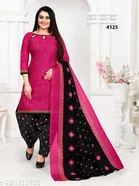 Cotton Printed Salwar Suit for Women 