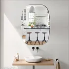 Acrylic Wall Mirror Stickers (Silver, 20x30 cm)