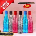 Plastic Water Bottles (Multicolor, 1000 ml) (Pack of 6)