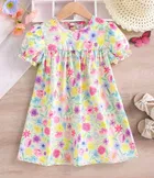 Cotton Printed Frock for Girls 