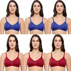 Cotton Blend Non Padded Bra for Women 