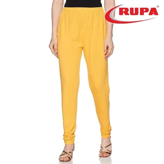 Rupa Cotton Lycra CHURIDAR LEGGINGS for women (Beige ) (Free Size)
