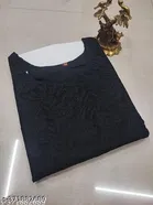 Net Kurti for Women, Black 