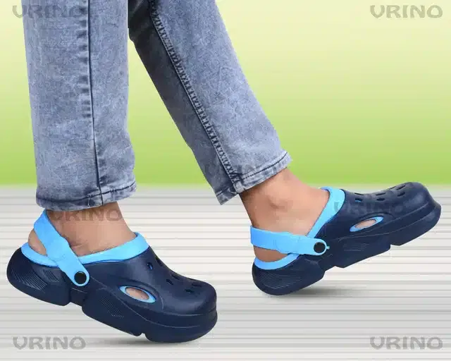 Clogs for Men (Navy Blue, 9)