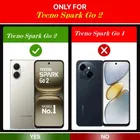 Rubber Mobile Back Cover for Tecno Spark Go 2 