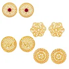 Gold Plated Designer Earrings Set for Women & Girls 