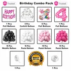 Rainbow Theme 4th Happy Birthday Decoration,Multicolour,Set Of 1