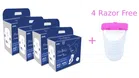 First Drop XXXL Sanitary Pads (40 Pcs) for Women with Free Razor (Set of 4)