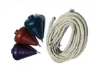 Plastic Spinning Lattoo with Thread, Multicolor, Pack of 3