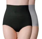 Cotton Blend High Waist Tummy Tucker Briefs for Women 