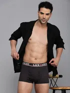 Lux Parker Cotton Solid Semi-Long Trunks for Men 