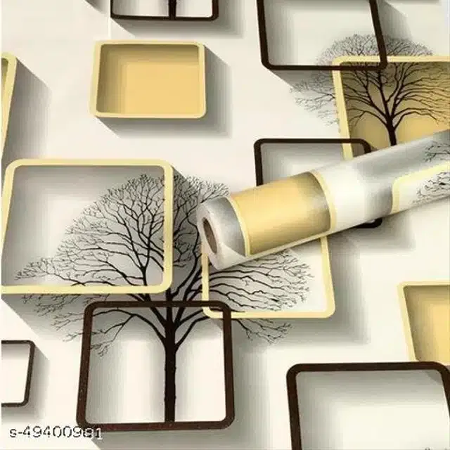 Vinyl Wallpaper for Home (Multicolor, 45x450 cm)