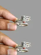 Religious Ring for Men (2 Pcs) (Silver)