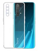 Realme X50 5G Rubber Mobile Cover (Transparent)