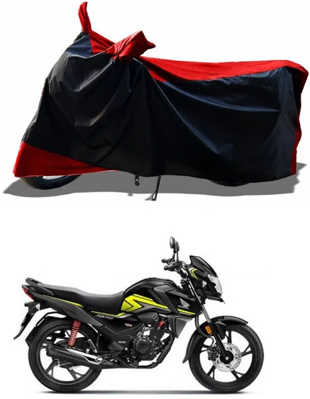 Immutable UV Protection & Dustproof Cover for Bike (Black)-Suitable for All 125 CC Bikes: Honda SP /CB Shine /TVS Raider /Bajaj Platina /Hero Passion /Hero Glamour etc