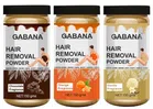 Combo of Gabana Chocolate, Orange & Vanilla Fragrance Instant Painless Hair Removal Powder (150 g, Pack of 3)