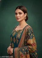 Bandhani Printed Jaipuri Designs Embroidered Top Bottom Duppata for Women 
