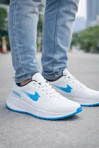 Sports Shoes for Men ,White & Blue 