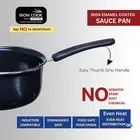 Enamel Coated saucepan 16 cm