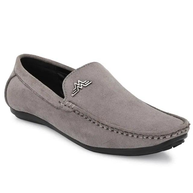 Loafers for Men (Grey, 9)