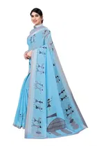 Saree with Unstitched Blouse for Women 