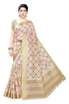 Printed Saree with Blouse Piece for Women 