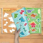 Bookford Cute Copy Coloring & Sticker Books Amazing Combo Set for kids - Set of 9 books - Mermaid, Dinosaurs, Princess, and Many more