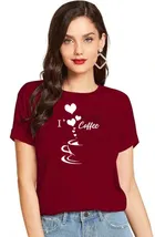 Half Sleeves Printed T-shirt for Women & Girls 