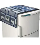 Knit Printed Fridge 3 Pcs Mat with Top & Handle Cover 
