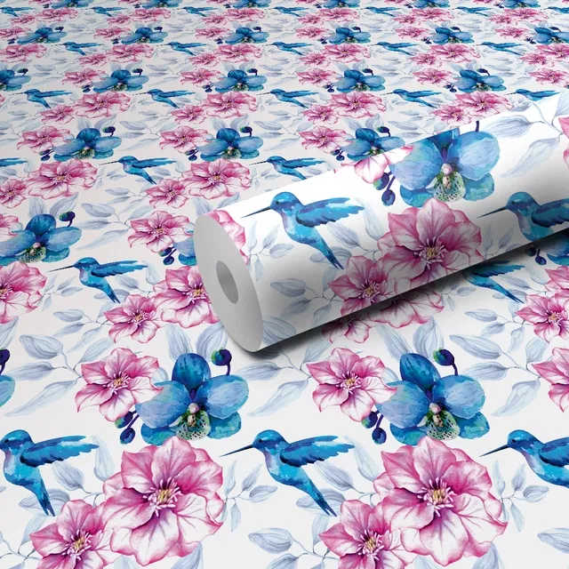 Vinyl Wallpaper Sticker for Wall Decoration (Multicolor, 300x40 cm)