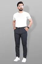 Lycra Blend Trouser for Men 