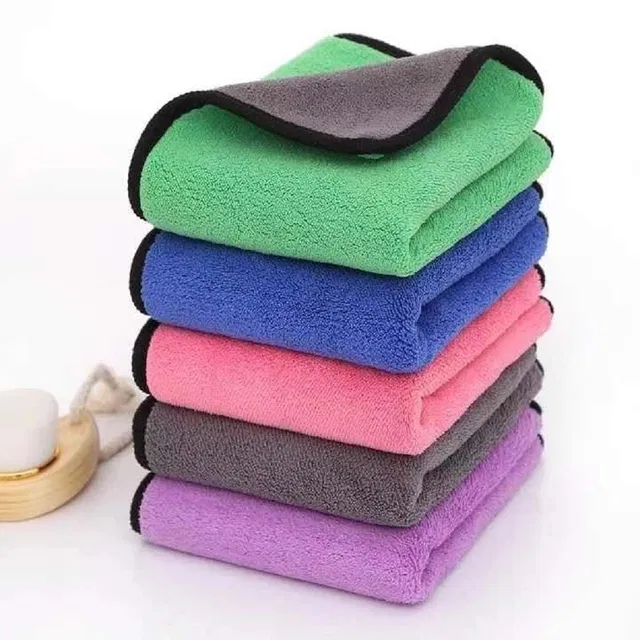 Neekshaa Microfiber Towel (Multicolor, 40x40 cm, Pack of 5)
