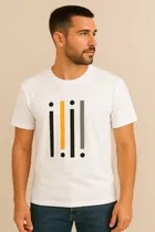 Round Neck Printed T-Shirt for Men, Set of 2 