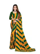Georgette Printed Saree for Women 