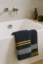 CottonBolls Terry Cotton Bath Towel 340gsm Dark Blue 70x140cm