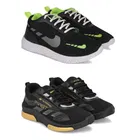 Sports Shoes for Men, Multicolor, Pack of 2 