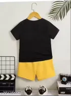 Cotton Blend Printed Clothing Set for Boys 