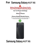 Silicone Mobile Back Cover for Samsung A17 5G 