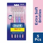 Oral-B Sensitive Care Toothbrush, Extra Soft (Pack Of 5)