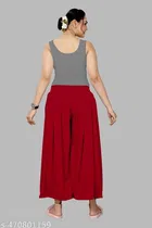 Palazzos for Women, Pack of 3 