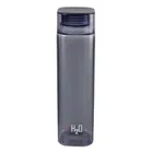 CELLO H2O Squaremate Unbreakable Plastic Water Bottle 1 Liter, Black