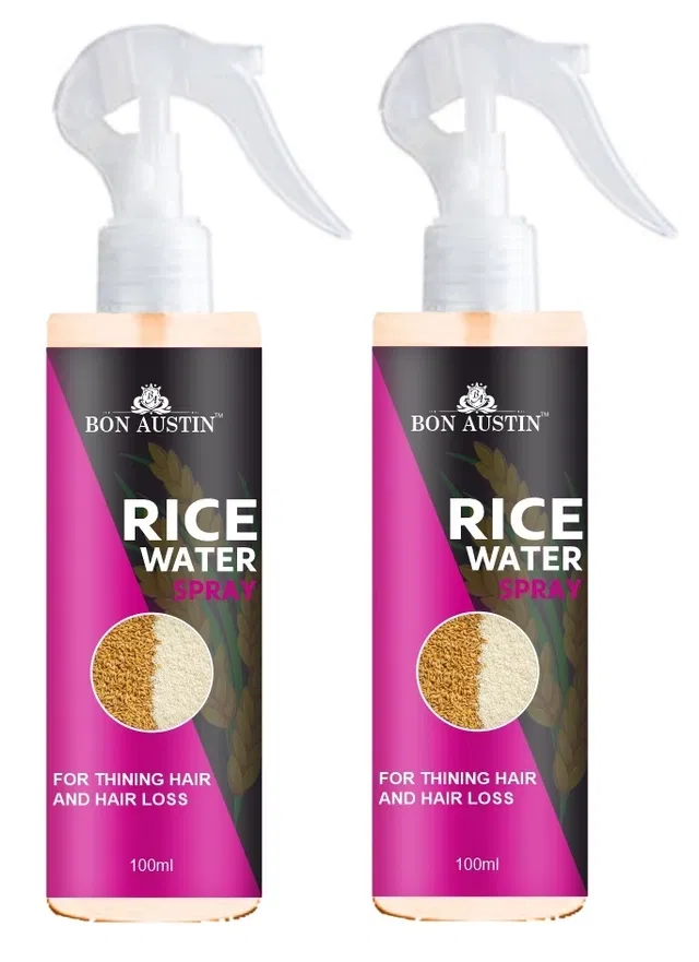 Bon Austin Fermented Rice Water Hair Spray (100 ml, Pack of 2)