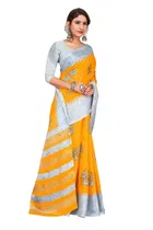 Khadi Silk Printed Saree for Women 