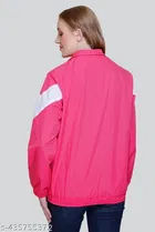 Nylon Solid Jackets for Women 