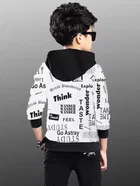 Cotton Blend Printed Hoodie for Boys 