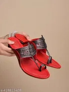 Shoetopia Red Open Toe Heel Sandals 