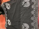 Zamato Solid Saree For Women, Black